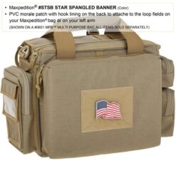 Star Spangled Banner Morale Patch -Fashion Bag Store STSBC1 detail