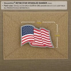 Star Spangled Banner Morale Patch -Fashion Bag Store STSBC2 detail