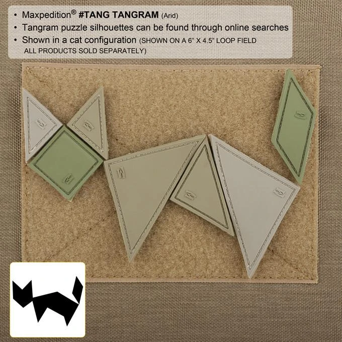 Tangram 7-Piece Morale Patch 7 Tangram 7-Piece Morale Patch - Image 5