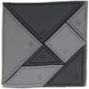 Tangram 7-Piece Morale Patch -Fashion Bag Store TANGS detail