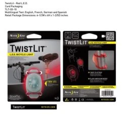 Nite Ize TwistLit LED Light -Fashion Bag Store TLT 03 10 pkg tab