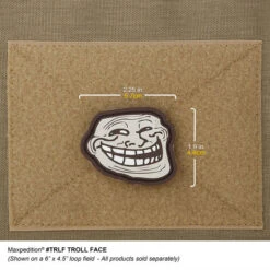 Troll Face Morale Patch -Fashion Bag Store TRLFA 2 detail