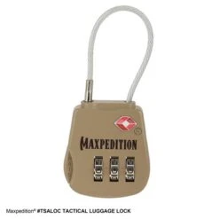 Tactical Luggage Lock -Fashion Bag Store TSALOCK1 detail