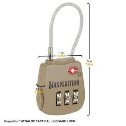 Tactical Luggage Lock -Fashion Bag Store TSALOCK2 detail