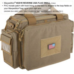 Reverse USA Flag Morale Patch (Small) -Fashion Bag Store US1RC1 detail