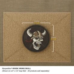 Viking Skull Morale Patch -Fashion Bag Store VKSKA 2 detail