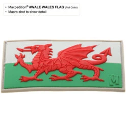 Wales Flag Morale Patch -Fashion Bag Store WALEC3 detail