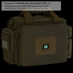 AB- Blood Type Morale Patch 16 AB- Blood Type Morale Patch -Fashion Bag Store btabns3 detail