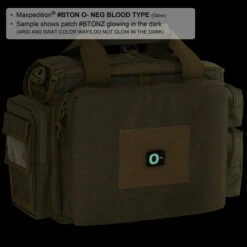 O- Blood Type Morale Patch -Fashion Bag Store btons3 detail
