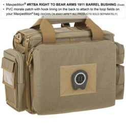 Right To Bear Arms 1911 Barrel Bushing Morale Patch -Fashion Bag Store rtbas1 detail