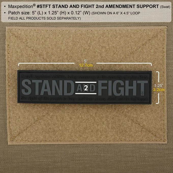 Stand And Fight 2nd Amendment Morale Patch 5 Stand And Fight 2nd Amendment Morale Patch - Image 3